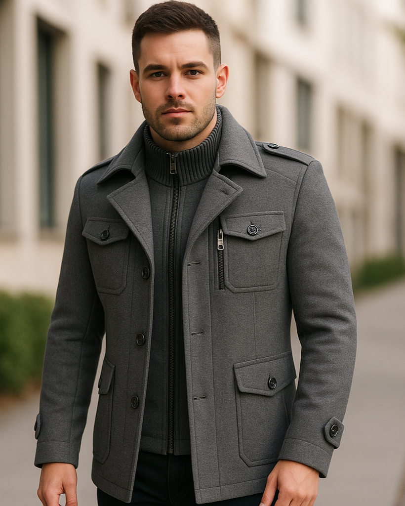 Alessandro Wool Blend Coat