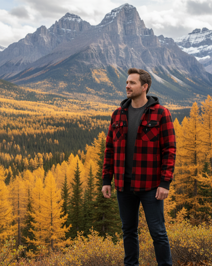 Borguza Plaid flannel jacket