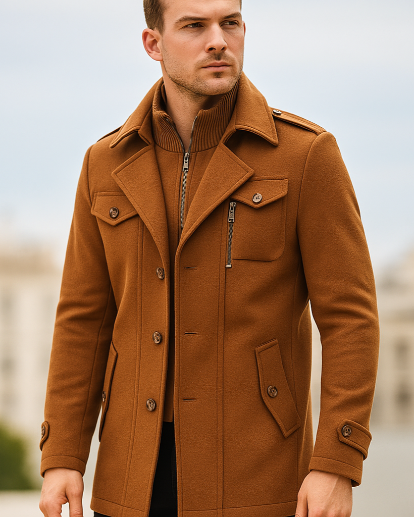 Alessandro Wool Blend Coat