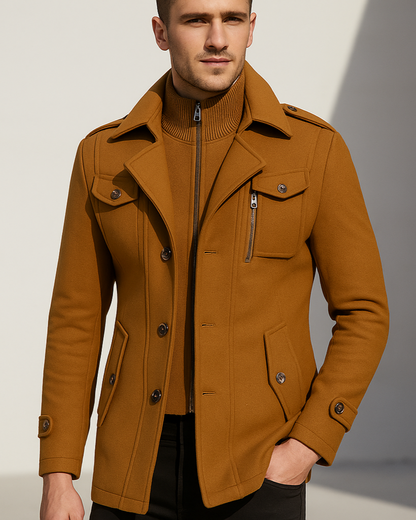 Alessandro Wool Blend Coat