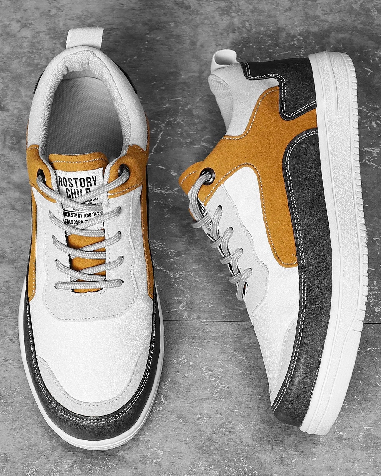 Matteo Leather Canvas Sneakers – Lightweight Breathable Fit for Men