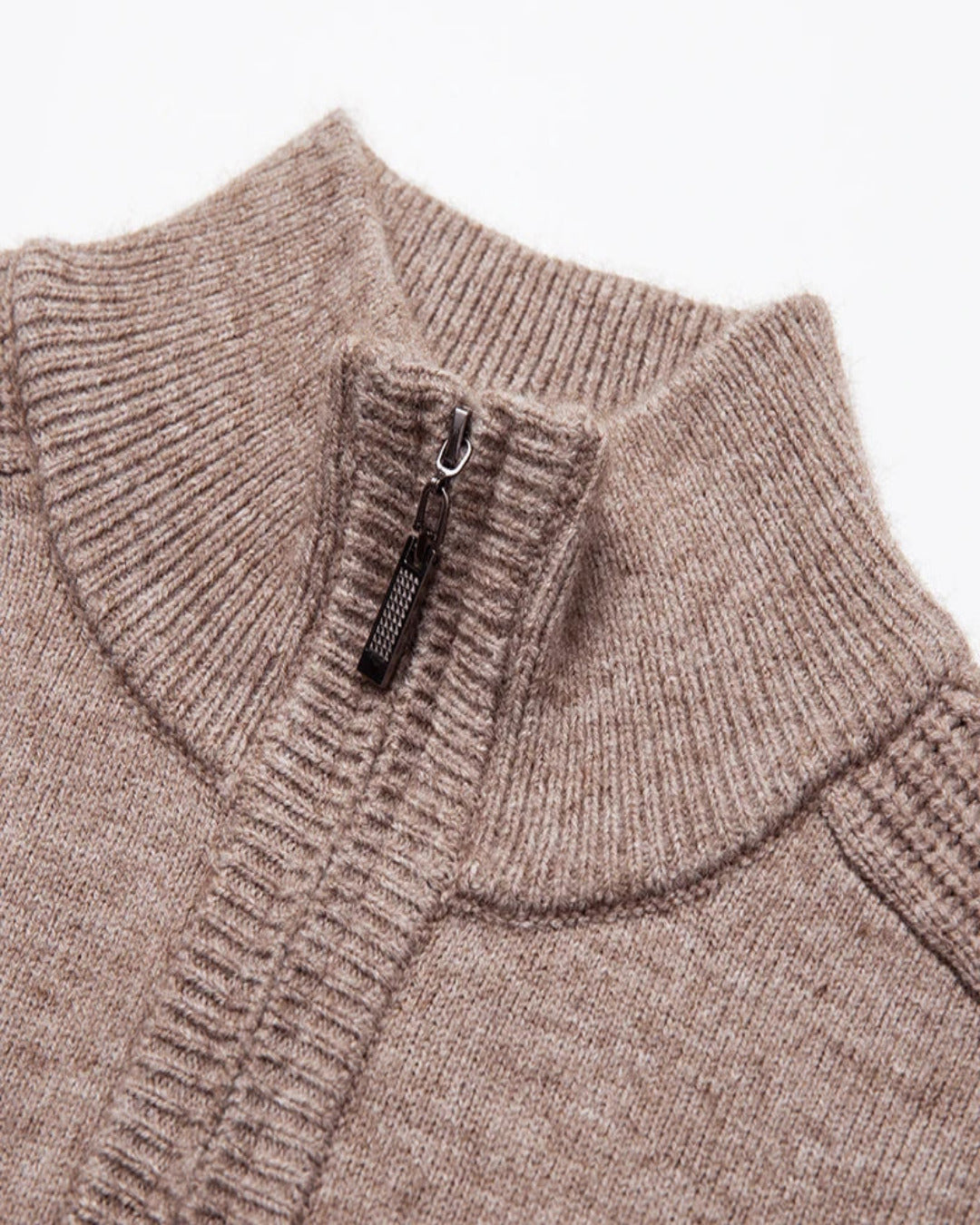 Alessandro Cashmere Half-Zip Sweater
