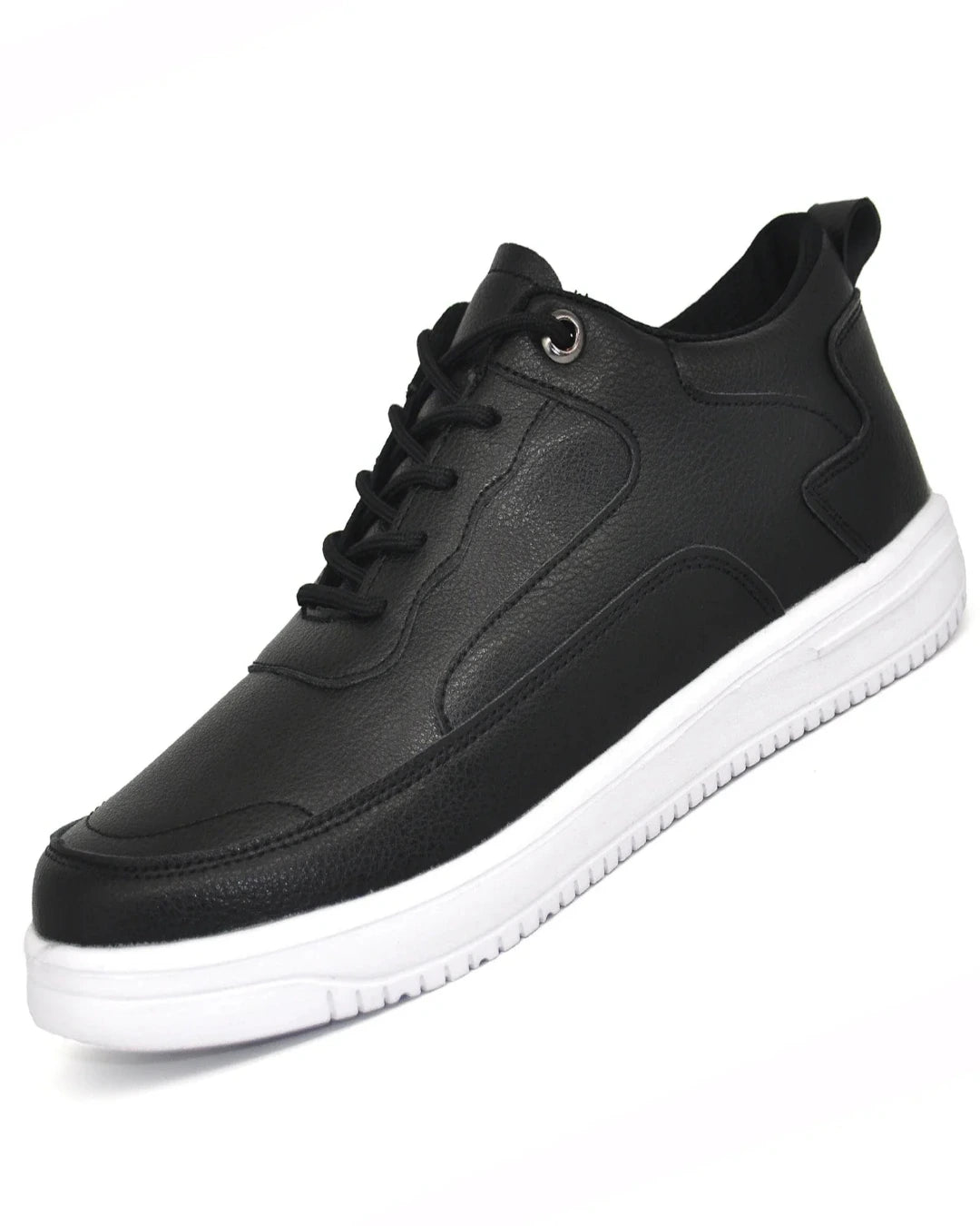 Matteo Leather Canvas Sneakers – Lightweight Breathable Fit for Men