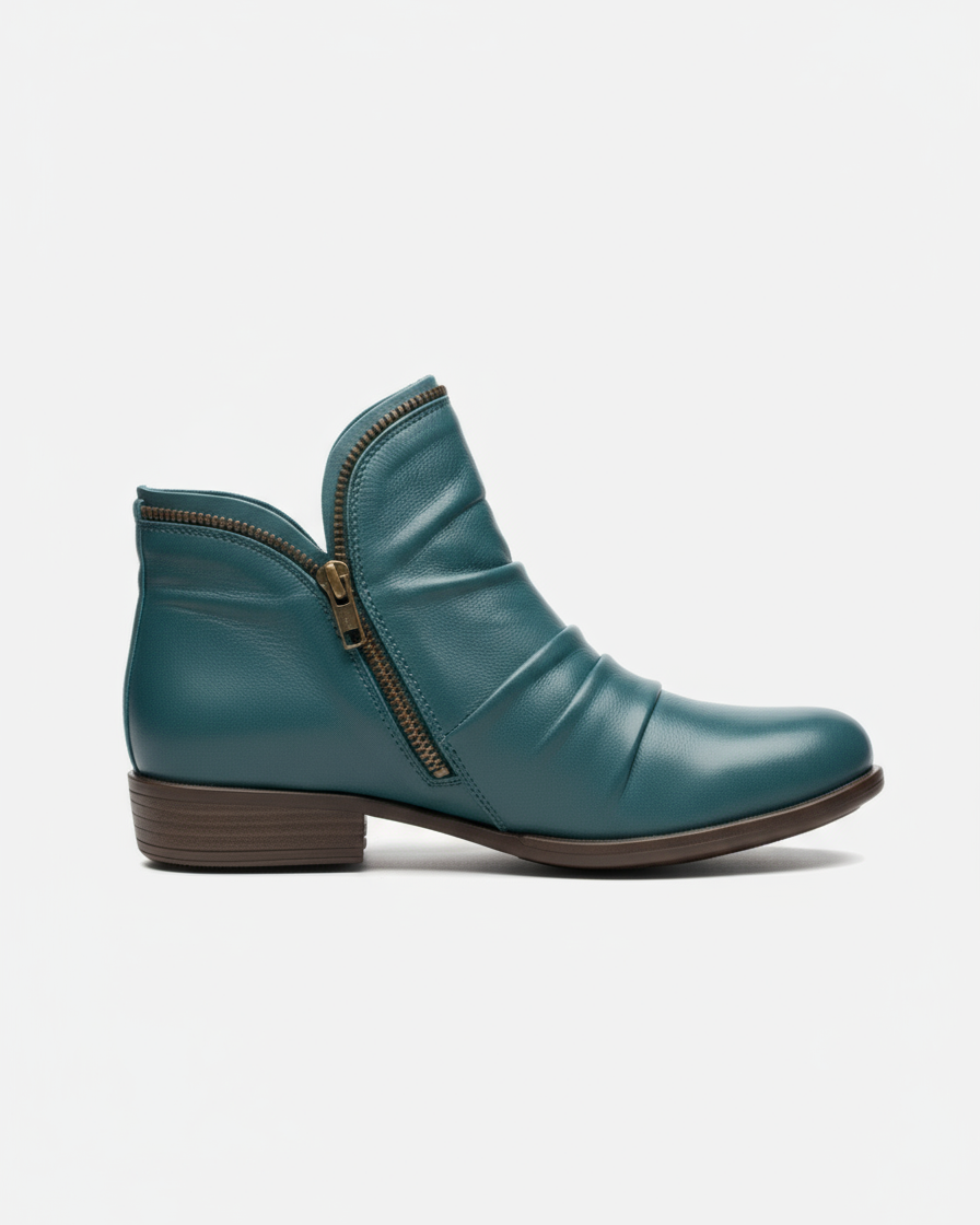 verve leather zip boots